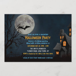 Spookes Spuk Palace Full Moon Halloween-Party Einladung
