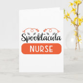 Spooketacula Nurse Karte (Gelbe Blume)