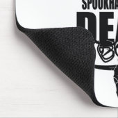 Spookhaus Plattenen-Todesmetalllogo Mousepad (Ecke)