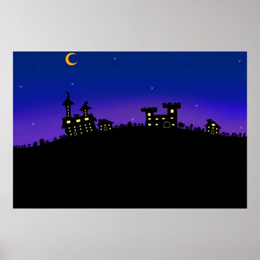 Spooki-Stadt Poster (Vorne)