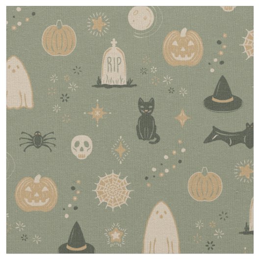 Spookie-Dinge - Alter, Kiefer, Fauna, Taubengewebe Stoff (Nahaufnahme)