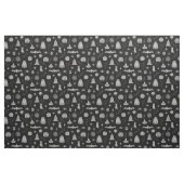 Spookie-Dinge Muster - Kohle + Nebelstoff Stoff (Fat Quarter (45,7 x 55,9 cm))