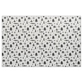 Spookie-Dinge Muster - Schnee + Kohlestoff Stoff (Fat Quarter (45,7 x 55,9 cm))