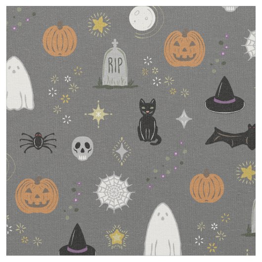 Spookie-Dinge - Schiefer, Rost, Kohle, Nebelgewebe Stoff (Nahaufnahme)