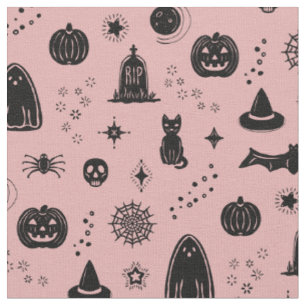Spookie Things Muster - Rose + Kohle Stoff