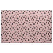 Spookie Things Muster - Rose + Kohle Stoff (Fat Quarter (45,7 x 55,9 cm))