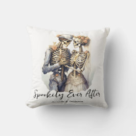 Spookije nach romantischen Skeletten Halloween Kissen