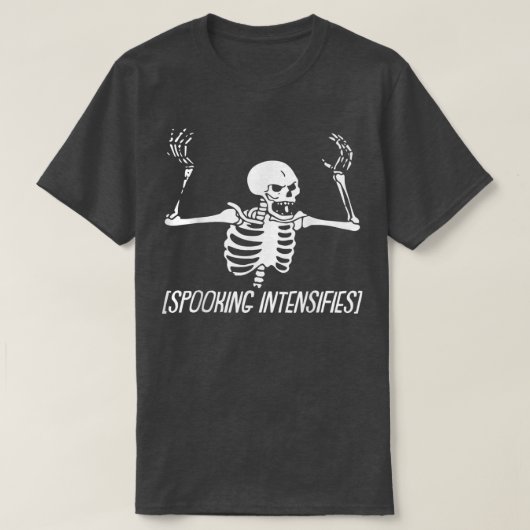 Spooking verstärkt Lazy Halloween Kostüm Spooky T-Shirt (Design vorne)
