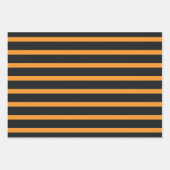 Spookke Niedliche Hexen Burnt Orange & Black Hallo Geschenkpapier Set (Vorderseite 2)