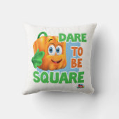 Spookley der Platz Pumpkin | WENN ICH MÖCHTE, QUAD Kissen (Rückseite)