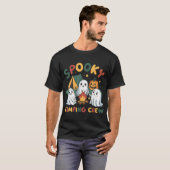 Spookokes Camping Crew Geister Halloween Campfire T-Shirt (Vorne ganz)