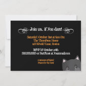 Spookokes Niedliches Kürbis Ghost Halloween-Kostüm Einladung (Rückseite)