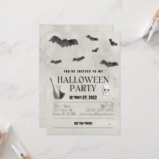 Spookoktaculäres Halloween-Party Einladung