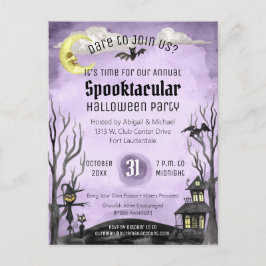 Spookokular Halloween Kostüm Spooktacular Black Li Postkarte