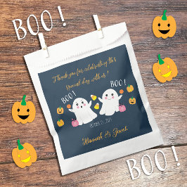 Spookoky Halloween Ghost Twin Baby Shower Fevor Ta Geschenktütchen