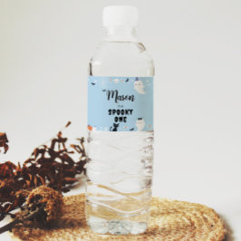 Spookoky One Ghost Birthday Party Wasserflasche Et Wasserflaschenetikett