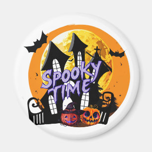 Spookoky Time Spuk House Halloween Magnet