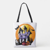 Spookoky Time Spuk House Halloween Tasche (Rückseite)