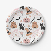 Spooks & Spells Halloween Magic Muster ID1327 Pappteller (Vorderseite)