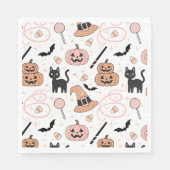 Spooks & Spells Halloween Magic Muster ID1327 Serviette (Vorderseite)