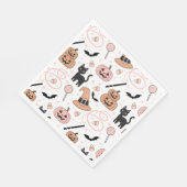 Spooks & Spells Halloween Magic Muster ID1327 Serviette (Ecke)