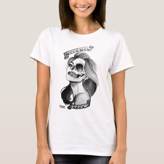 Spookshow Baby-Ernte-Spitze T-Shirt (Vorderseite)
