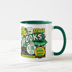 Spookshow Plakat-Kunst - Gespenster auf dem losen Tasse