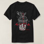 Spookszene Ghos-Tee Spooky Boba Emo Goth Alt Red T-Shirt (Design vorne)