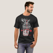 Spookszene GhosTea Spooky Boba Emo Goth Alt Red  T-Shirt (Vorne ganz)