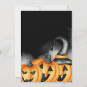 Spooktactular Laughing Pumpkins Halloween-Party Einladung (Rückseite)
