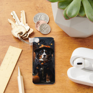Spooktacular Bernese Dog: Ein Halloween-Howl-o-Wee Schlüsselanhänger