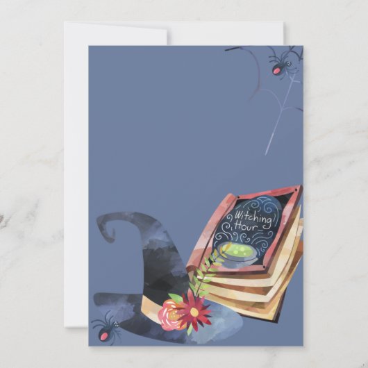 Spooktacular Birthday Einladungskarte (Rückseite)