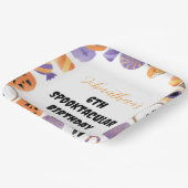 "Spooktacular Birthday"-Halloween-Party-Teller Pappteller (Gewinkelt)