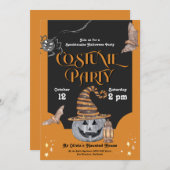 Spooktacular Costume Halloween-Party Einladung (Vorne/Hinten)
