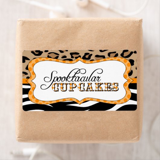Spooktacular Cupcakes Food Label (Insitu)