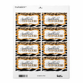Spooktacular Cupcakes Food Label (Vorne)