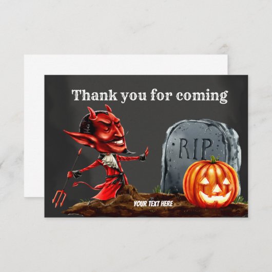 Spooktacular Dankeskarte