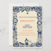 Spooktacular Dark Haunted House Halloween Party  Einladung (Vorderseite)