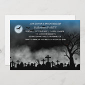 Spooktacular Dark Spuk House Halloween-Party Einladung (Vorne/Hinten)