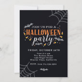 Spooktacular Dark Spuk House Halloween-Party Einladung (Vorderseite)