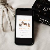 Spooktacular Dog Halloween-Party Einladung