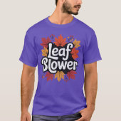 Spooktacular Fall Leaf Blower Sucking Leaf Blowers T-Shirt (Vorderseite)