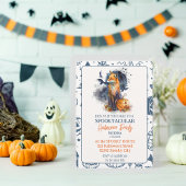 Spooktacular Fox & Pumpkin Halloween-Party Einladung