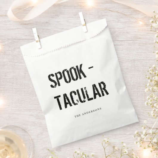 Spooktacular | Frohe Halloween Geschenktütchen (Ausgeschnitten)