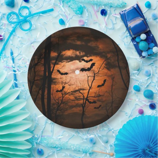 Spooktacular Full Moon Costume Party Pappteller (Party)