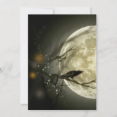 Spooktacular Full Moon Halloween-Party Einladung (Rückseite)