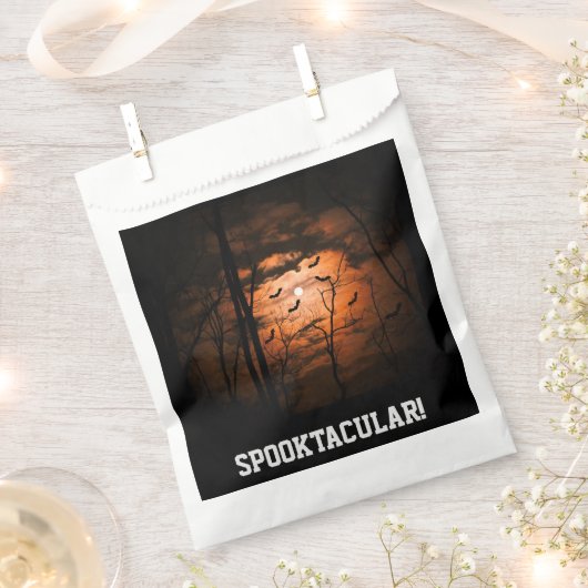 Spooktacular Full Moon Party Geschenktütchen (Ausgeschnitten)