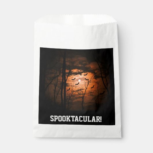 Spooktacular Full Moon Party Geschenktütchen (Vorderseite)