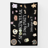 Spooktacular Geburtstagskinder Party Banner (Vertikal)
