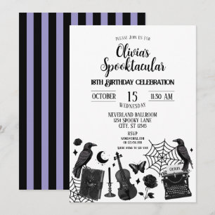Spooktacular Geburtstagsparty Einladung